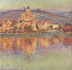 Vetheuil at Sunset